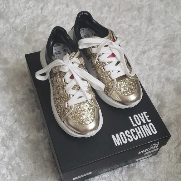 LOVE Moschino sneakers size 37 NWT - Picture 3 of 8